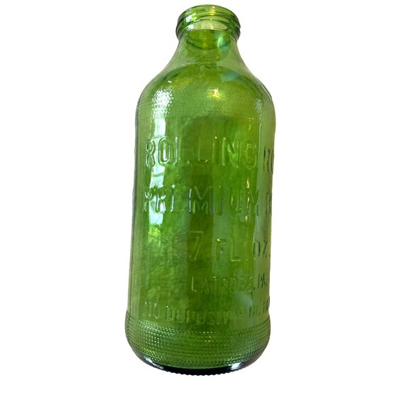Vintage Rolling Rock Premium Beer 7 Fl Oz Green Glass Bottle 10P - Picture 1 of 10